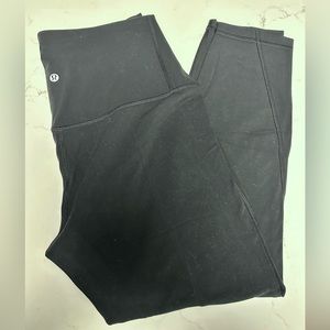 Lululemon Black Leggings- 25” inseam